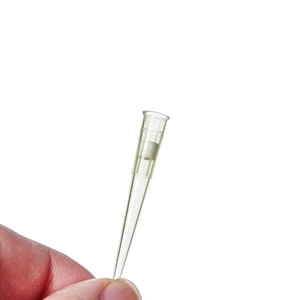 Kirgen Filtreli Pipet Ucu Steril 200 µl - Uzun Tip - DNase, Rnase, Pyrogen free - 96 Adet / Rack