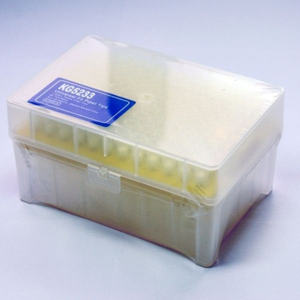 Kirgen Filtreli Pipet Ucu Steril 200 µl - Uzun Tip - DNase, Rnase, Pyrogen free - 96 Adet / Rack