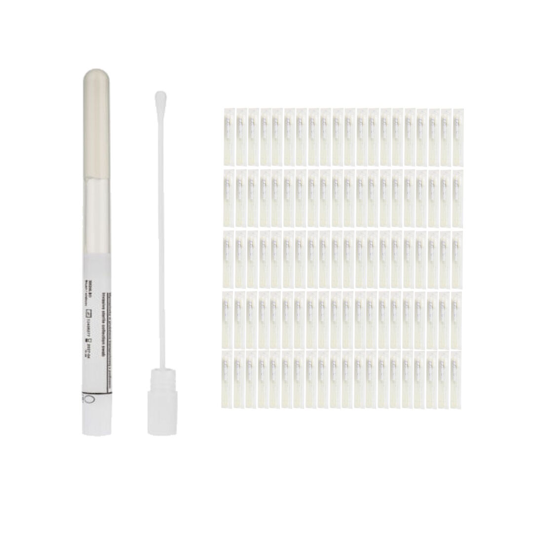 Stuart Besiyerli Swab - Steril Eküvyon Çubuğu Swap - 100Adet