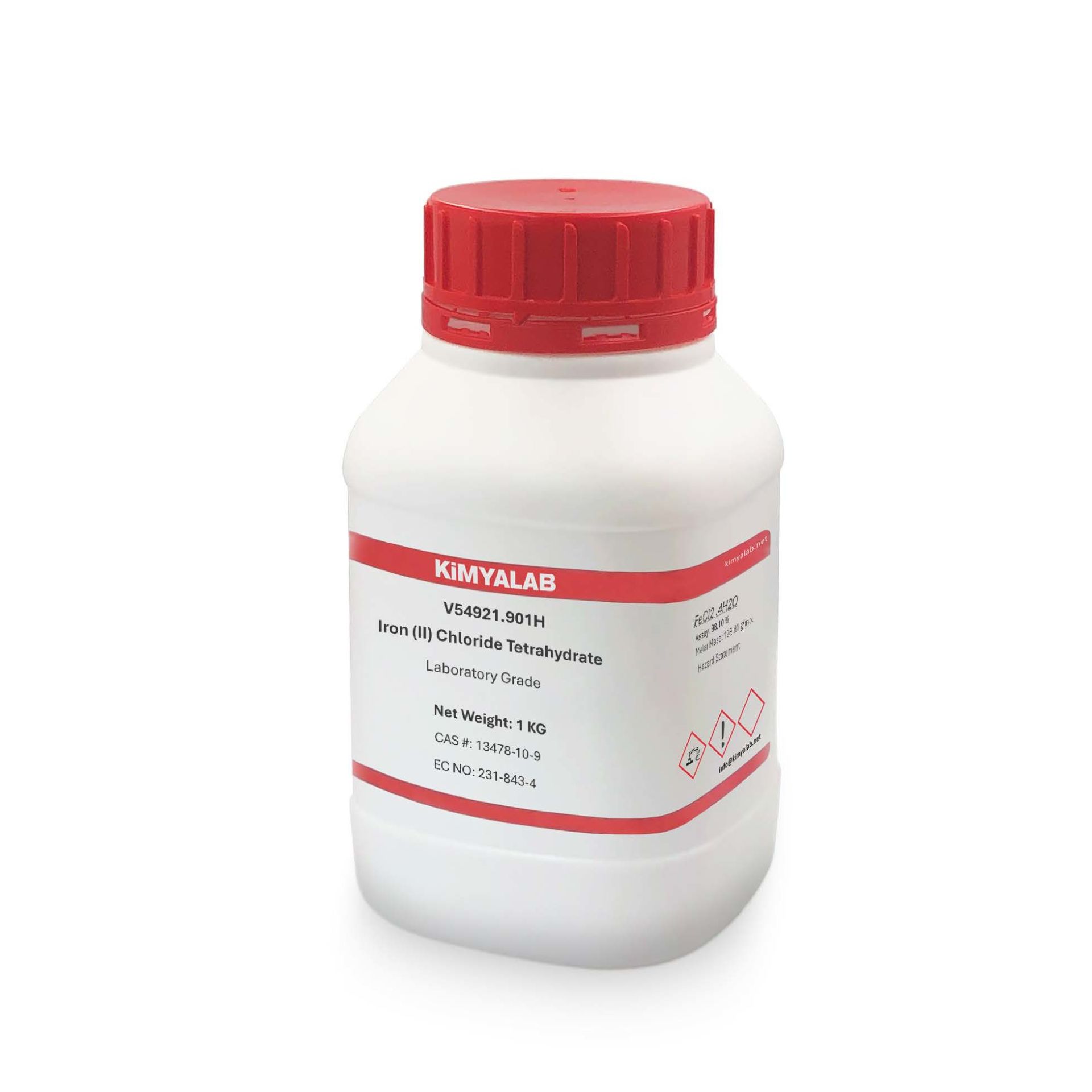 Kimyalab Demir(II) Klorür Tetrahidrat 1Kg - Iron(II) Chloride Tetrahydrate