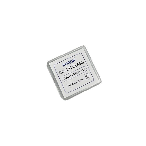 Borox Lamel 20x20mm - Mikroskop Slayt İçin Cover Glass - 100 Paket Toptan