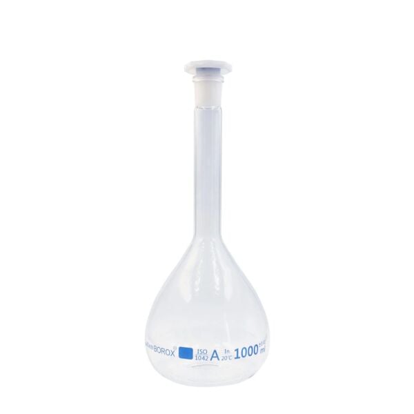 Borox Cam Balon Joje 1000 ml - Tıpalı Class A Sertifikalı - 2 Adet/Koli