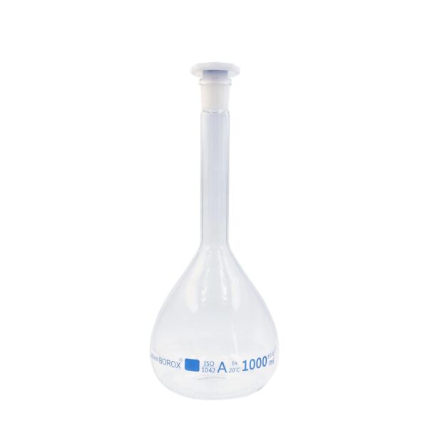 Borox Cam Balon Joje 1000 ml - Tıpalı Class A Sertifikalı - 2 Adet/Koli