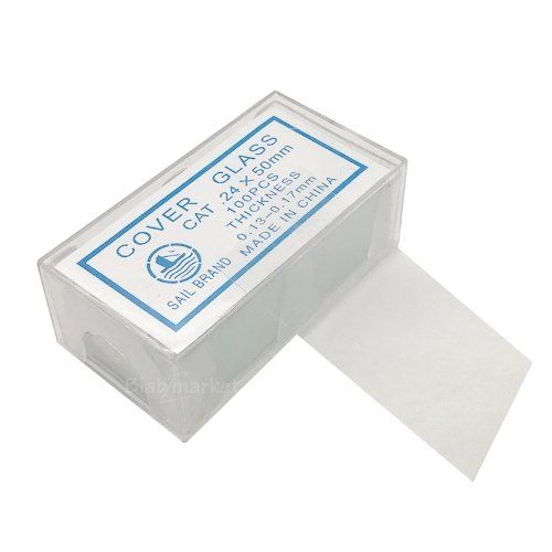 Borox Lamel 24x50mm - Mikroskop Slayt İçin Cover Glass - 100 Paket Toptan