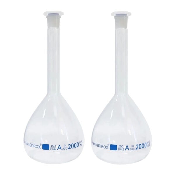 Borox Cam Balon Joje 2000 ml - Tıpalı Class A Sertifikalı - 2 Adet/Koli