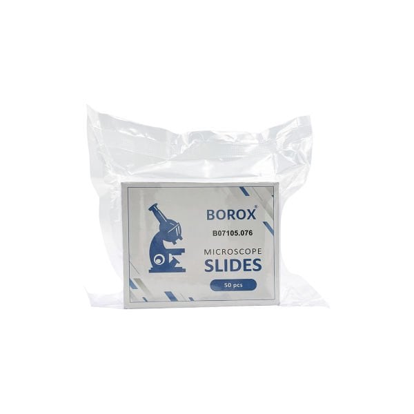 Borox Lam - Tek Kenarı 1/3 Rodajlı Mikroskop Lamı - 50 Paket Toptan