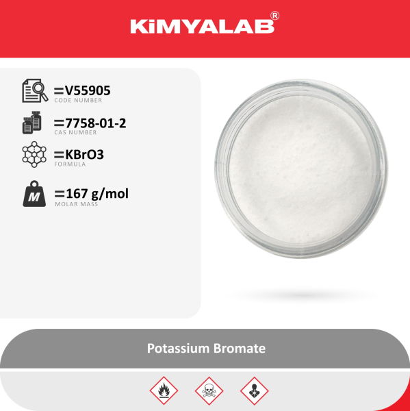 Kimyalab Potasyum Bromat 100gr - Potassium Bromate