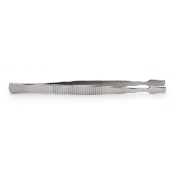 Borox Penset 11cm Paslanmaz Çelik - Geniş Uçlu Lamel Cımbızı