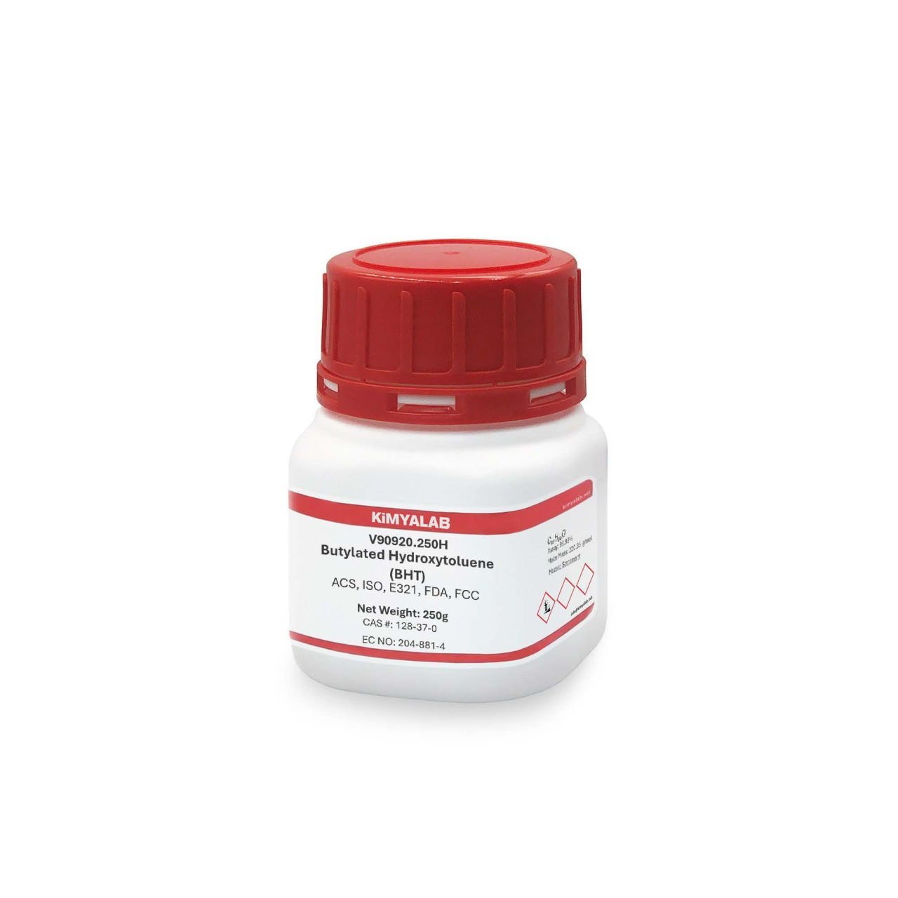 Kimyalab Bütil Hidroksi Toluen 250g - Butylated Hydroxytoluene (BHT)