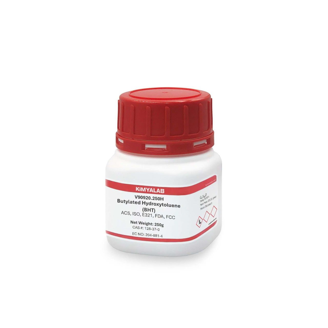 Kimyalab Bütil Hidroksi Toluen 250g - Butylated Hydroxytoluene (BHT)