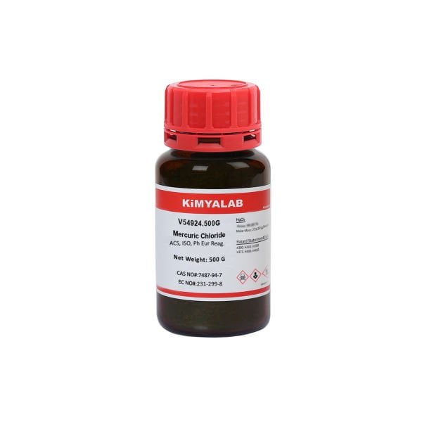 Kimyalab Civa(II) Klorür 500g - Mercuric Chloride - Mercury(II) Chloride