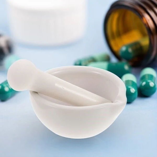 Borox Porselen Havan Tokmaklı 60 mm - 10 set-paket