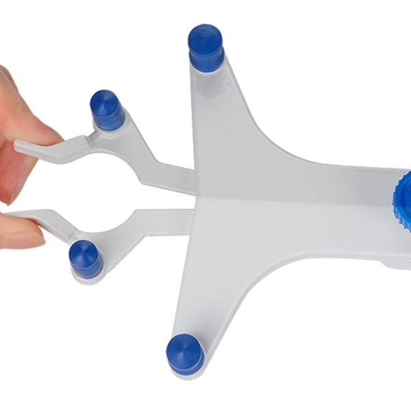 Borox Büret Pensi Çelik İkili - Alloy Double Burette Clamp - 10 Adet Toptan