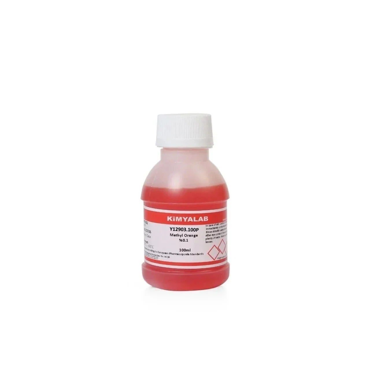 Kimyalab Metil Oranj 100 ml İndikatör Çözeltisi - Methyl Orange