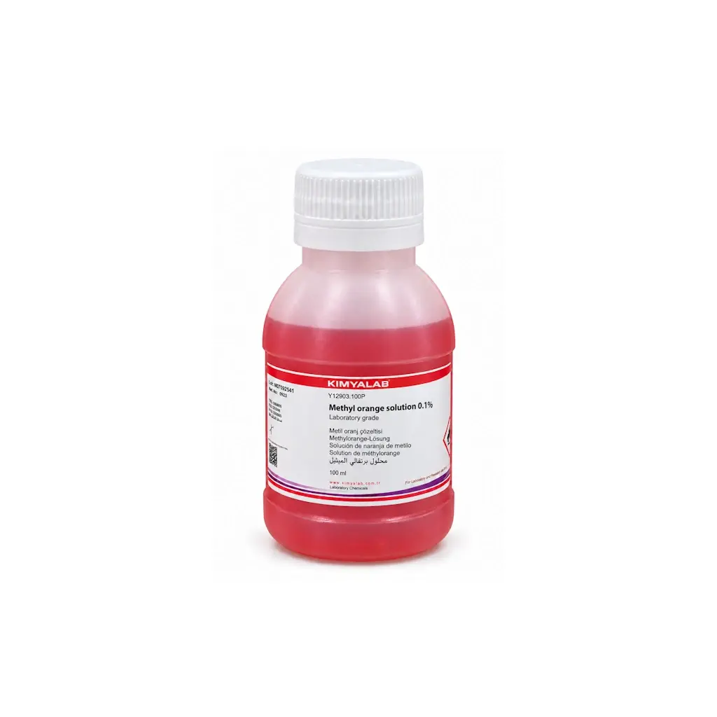 Kimyalab Metil Oranj 100 ml İndikatör Çözeltisi - Methyl Orange