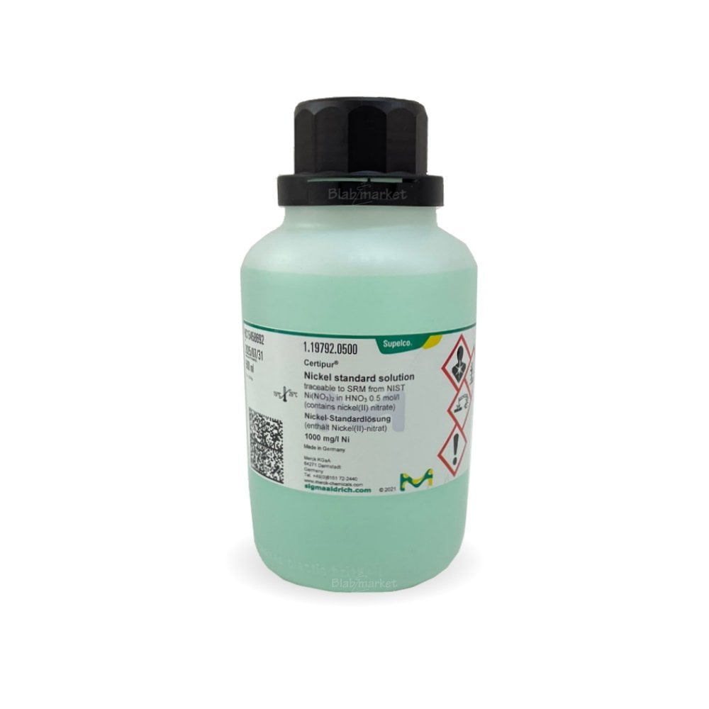 Merck 119792 Nikel 500ml - Nickel Standard Solution 0.5mol/l