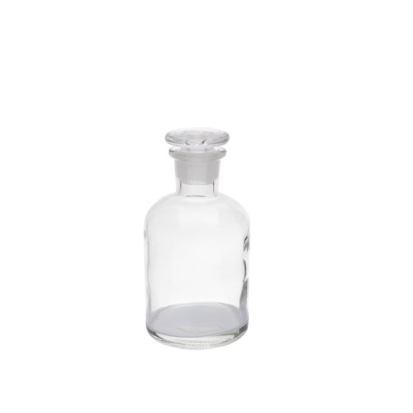 Borox Cam Miyar Şişe 125 ml - Şilifli Cam Tıpalı Şişe
