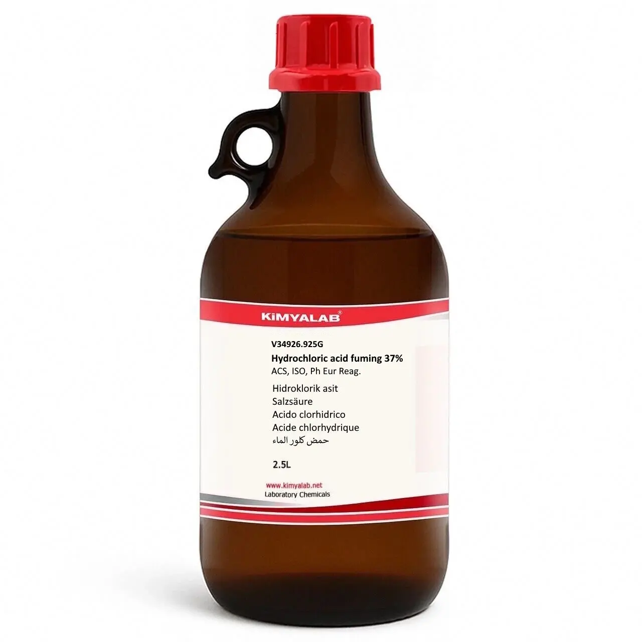 Kimyalab Hidroklorik Asit 2,5L- Hydrochloric Acid Fuming 37% - HCL