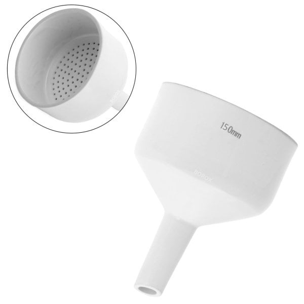 Borox Porselen Buhner Hunisi 125mm - Bühner Filtrasyon Huni