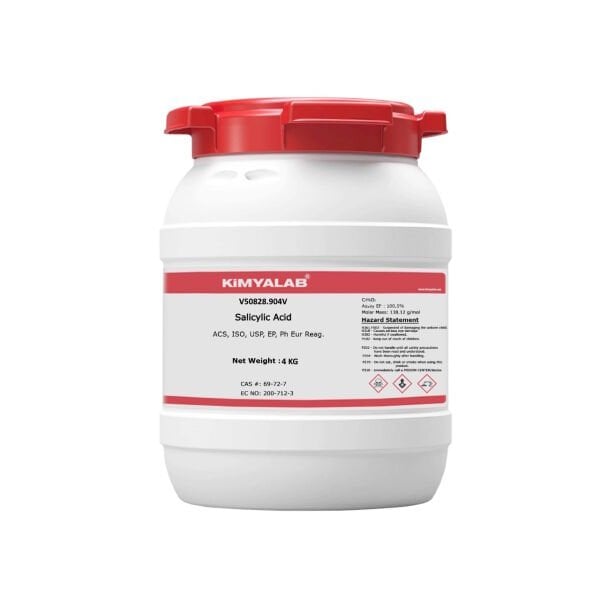 Kimyalab Salisilik Asit - Salicylic Acid USP - 4Kg-HDPE Varil