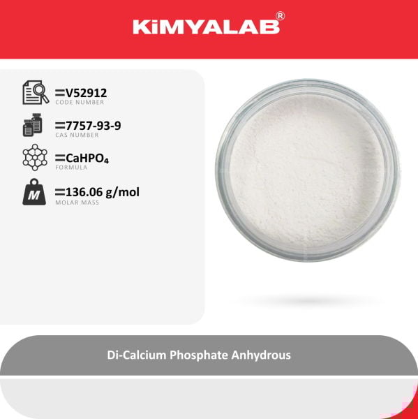Kimyalab Dikalsiyum Fosfat - di-Calcium Phosphate - 5 Kg-HDPE Varil