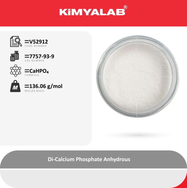 Kimyalab Dikalsiyum Fosfat - di-Calcium Phosphate Anhydrous - 25 Kg Koli Toptan