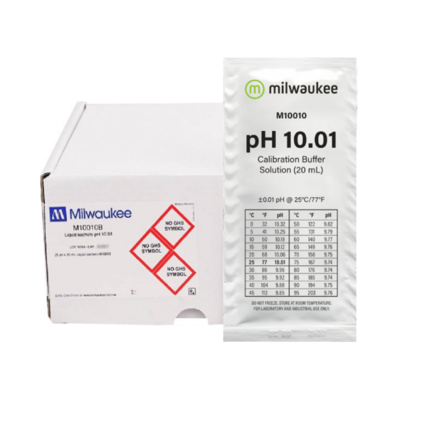 Milwaukee pH Kalibrasyon Sıvısı 10.01 Tampon Çözeltisi - 25adet/Paket