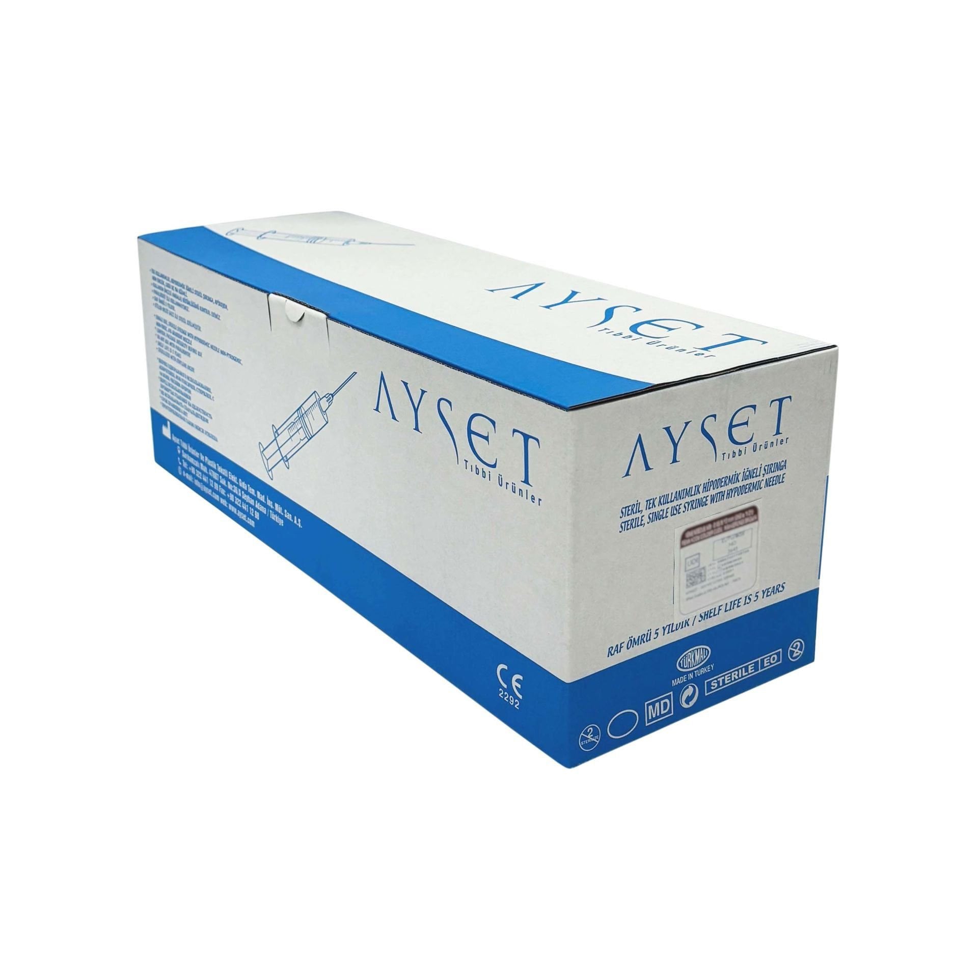 Enjektör Steril 10cc - Şırınga 10ml - 3Parça - 150Adet/paket