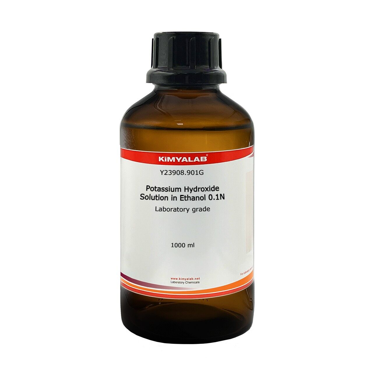 Kimyalab Potasyum Hidroksit Çözeltisi 0.1N 1L - Potassium Hydroxide Solution in Ethanol 0.1N
