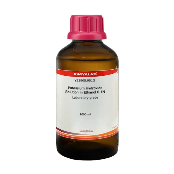 Kimyalab Potasyum Hidroksit Çözeltisi 0.1N 1L - Potassium Hydroxide Solution in Ethanol 0.1N