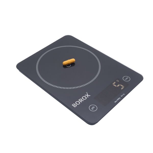 Manyetik Balık 8x25 mm - Turuncu Teflon Karıştırıcı Halkalı - 5 Adet Paket