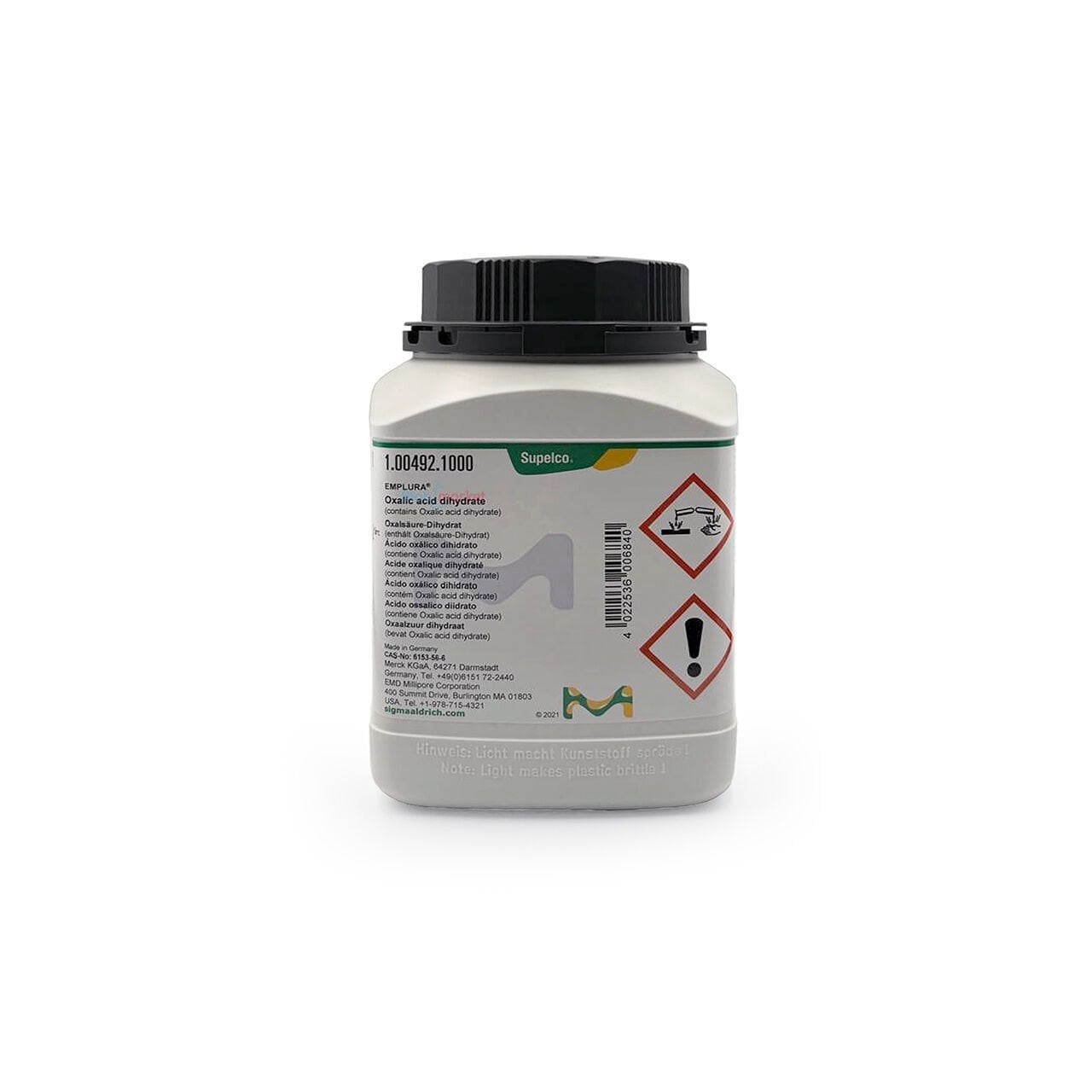 Merck 100492.1000 Okzalik Asit 1Kg - Oxalic Acid Dihydrate