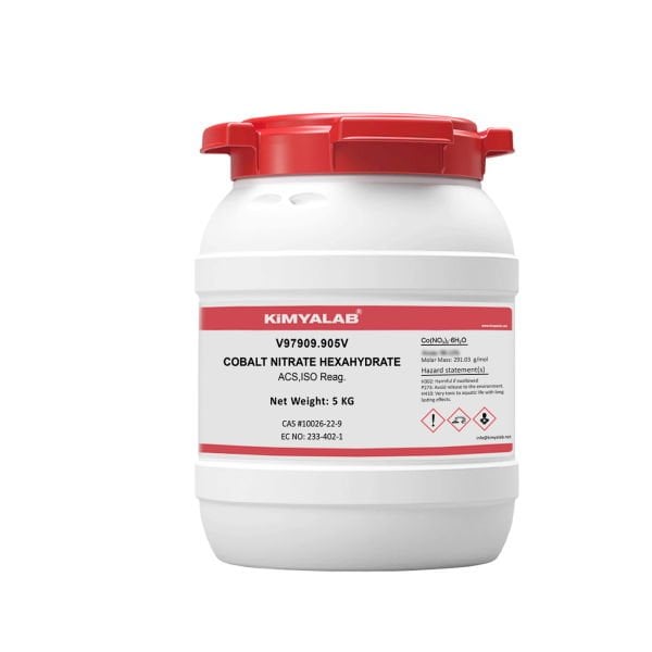 Kimyalab Kobalt Nitrat - Cobalt II Nitrate Hexahydrate - 5 Kg-HDPE Varil