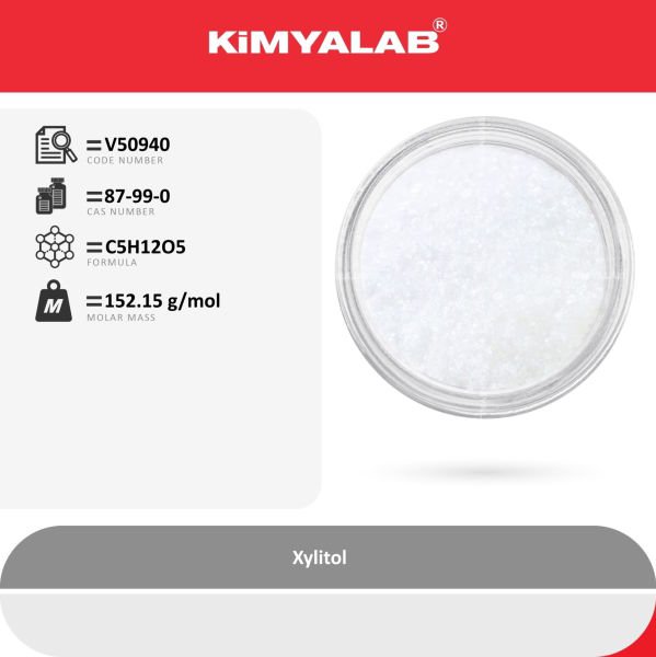 Kimyalab Ksilitol Toz Form - Xylitol Powder - 5 Kg-HDPE Varil