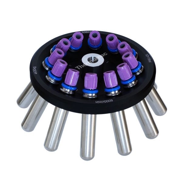 Thermomac TMS6 Max 12 × 15/10/7/5ml Açılı Rotor - Masaüstü Santrifüj Cihazı 6000rpm