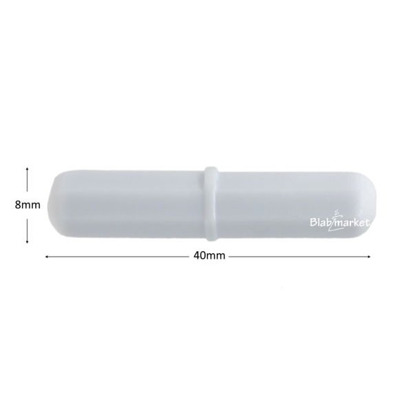 Manyetik Balık 8x40 mm - Teflon Karıştırıcı Balık Halkalı - 5 Adet Paket