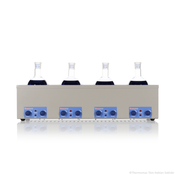 Thermomac HMS425 Çoklu Karıştırıcılı Balon Isıtıcı 250ml 4lü - Standlı