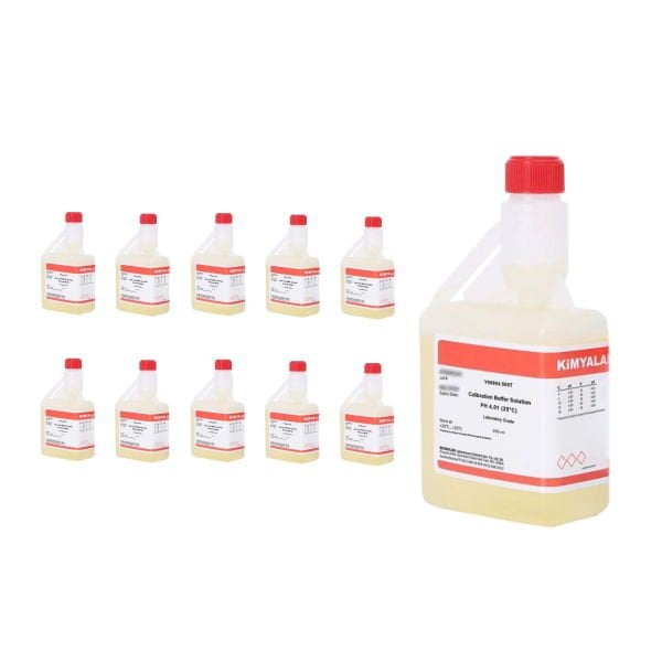 Kimyalab pH 4.01 Kalibrasyon Sıvısı - pH Metre Tampon Çözelti - 10 Adet Toptan