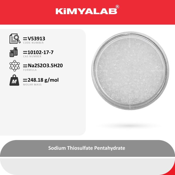 Kimyalab Sodyum Tiyosülfat Pentahidrat - Sodium Thiosulfate - 5 Kg-HDPE Varil