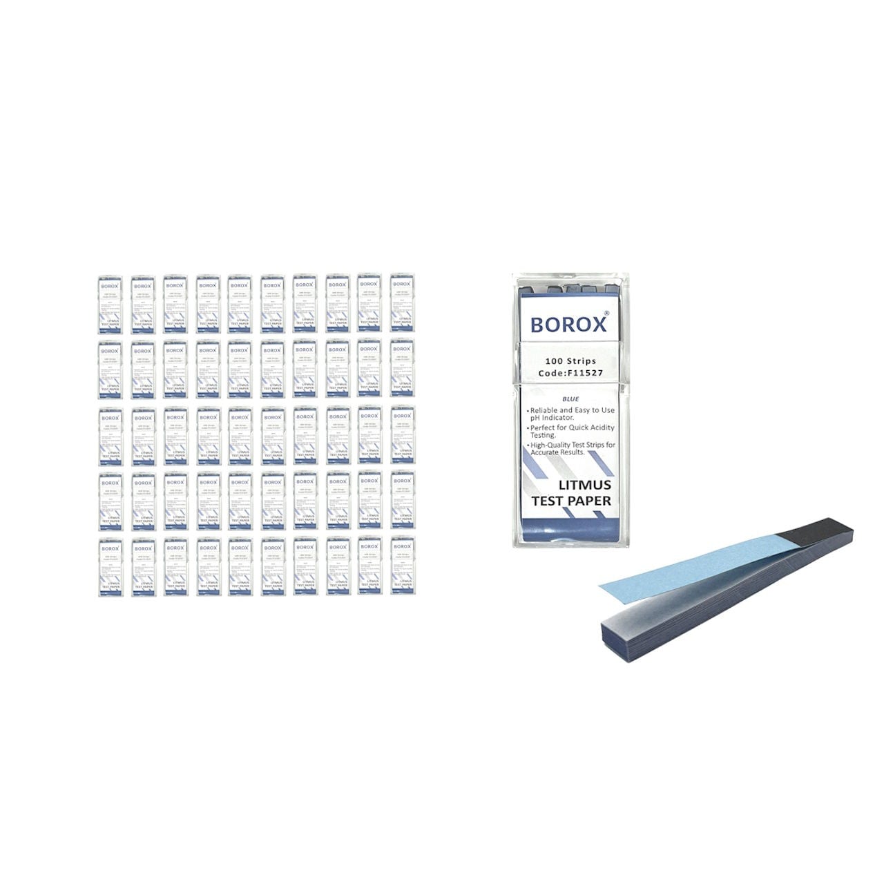 Turnusol Kağıdı Mavi 100 Test Strip - Litmus Paper 50 Paket Toptan