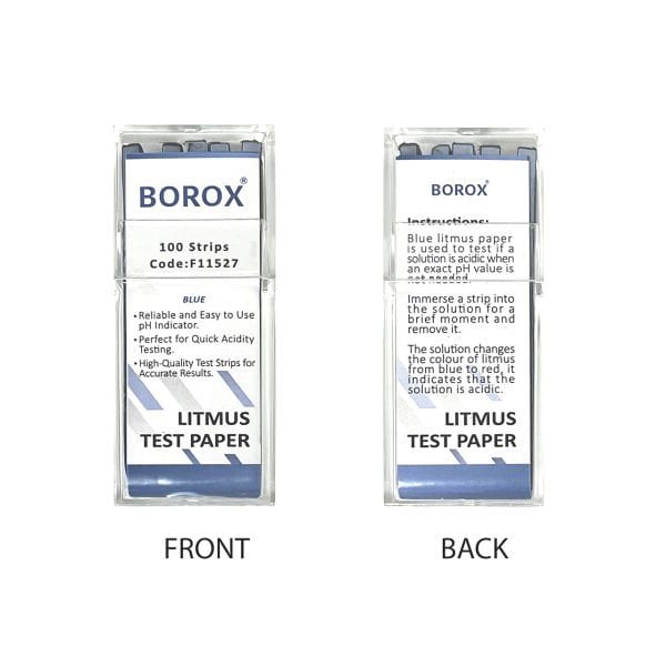 Turnusol Kağıdı Mavi 100 Test Strip - Litmus Paper 50 Paket Toptan