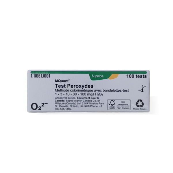 Merck 110081 Peroksit Test 100lü Peroxide 1-3-10-30-100mg/l