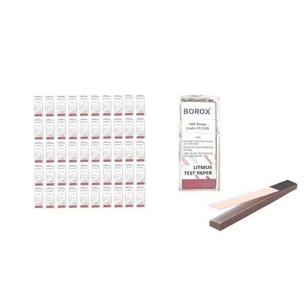 Turnusol Kağıdı Kırmızı 100 Test Strip Litmus Paper 50 Paket Toptan