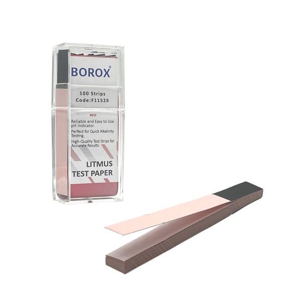 Turnusol Kağıdı Kırmızı 100 Test Strip Litmus Paper 50 Paket Toptan