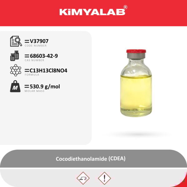 Kimyalab Kokamid DEA 1Kg - Kokomid - Cocodiethanolamid CDEA - Cocoamide DEA