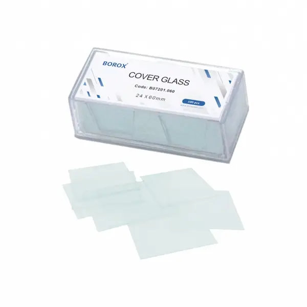 Borox Lamel 24x60mm - Mikroskop Slayt İçin 100lü Cover Glass
