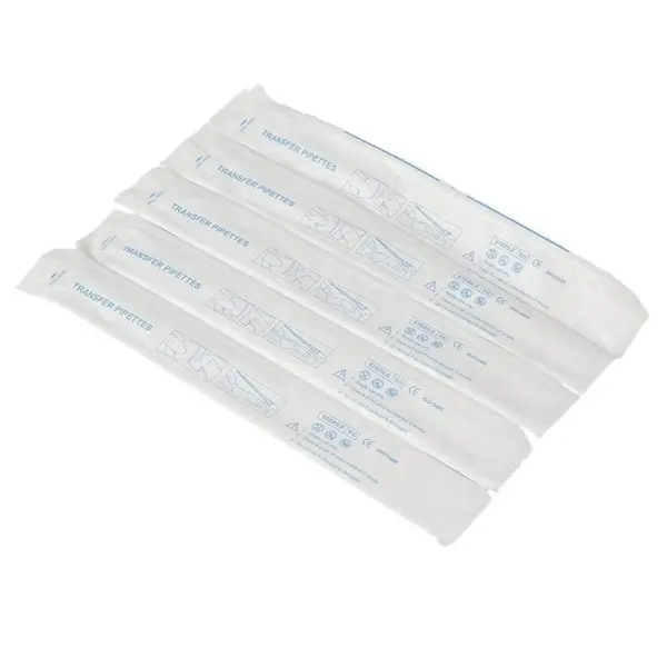 Borox Steril Pastör Pipeti - Plastik Damlalık 0.5-3ml - 2500 Adet Toptan - Tek Tek Poşetli