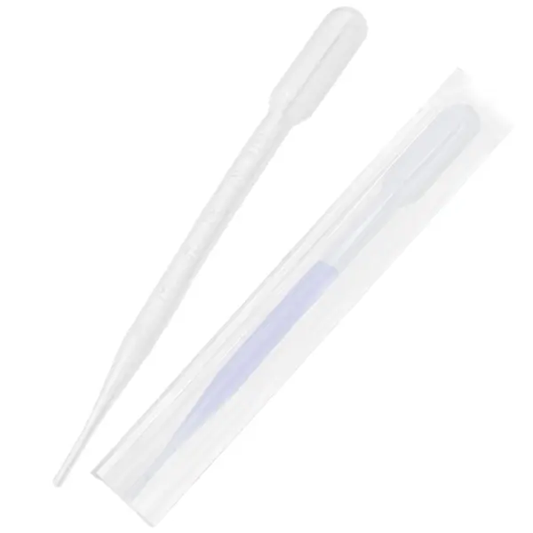 Borox Steril Pastör Pipeti - Plastik Damlalık 0.5-3ml - 2500 Adet Toptan - Tek Tek Poşetli