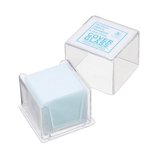 Borox Lamel 18x18mm - Mikroskop Slayt İçin 100lü Cover Glass