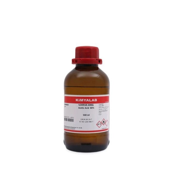 Asetik Asit %80 - 500ml - Acetic Acid